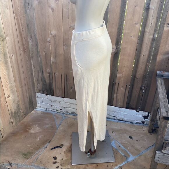 Peruvian Connection MAXI SKIRT in cream size medium - Picture 4 of 9